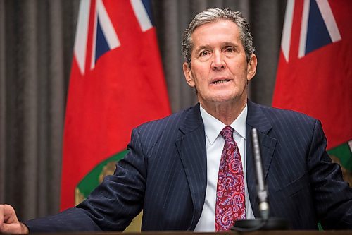 MIKAELA MACKENZIE / WINNIPEG FREE PRESS

Premier Brian Pallister speaks to the media about COVID-19 at a press conference at the Manitoba Legislative Building in Winnipeg on Tuesday, May 5, 2020.

Winnipeg Free Press 2020