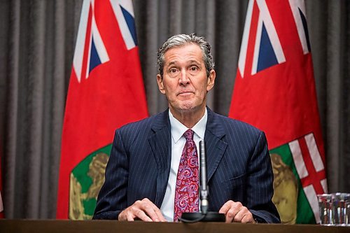 MIKAELA MACKENZIE / WINNIPEG FREE PRESS

Premier Brian Pallister speaks to the media about COVID-19 at a press conference at the Manitoba Legislative Building in Winnipeg on Tuesday, May 5, 2020.

Winnipeg Free Press 2020