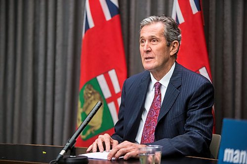 MIKAELA MACKENZIE / WINNIPEG FREE PRESS

Premier Brian Pallister speaks to the media about COVID-19 at a press conference at the Manitoba Legislative Building in Winnipeg on Tuesday, May 5, 2020.

Winnipeg Free Press 2020