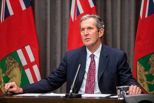 MIKAELA MACKENZIE / WINNIPEG FREE PRESS

Premier Brian Pallister speaks to the media about COVID-19 at a press conference at the Manitoba Legislative Building in Winnipeg on Tuesday, May 5, 2020.

Winnipeg Free Press 2020