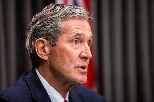 MIKAELA MACKENZIE / WINNIPEG FREE PRESS

Premier Brian Pallister speaks to the media about COVID-19 at a press conference at the Manitoba Legislative Building in Winnipeg on Tuesday, May 5, 2020.

Winnipeg Free Press 2020