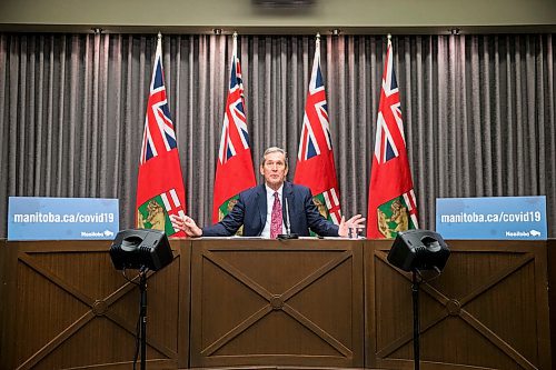 MIKAELA MACKENZIE / WINNIPEG FREE PRESS

Premier Brian Pallister speaks to the media about COVID-19 at a press conference at the Manitoba Legislative Building in Winnipeg on Tuesday, May 5, 2020.

Winnipeg Free Press 2020