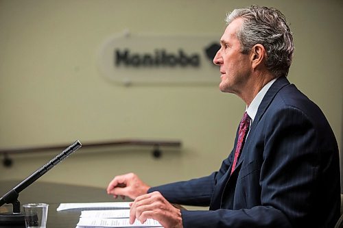 MIKAELA MACKENZIE / WINNIPEG FREE PRESS

Premier Brian Pallister speaks to the media about COVID-19 at a press conference at the Manitoba Legislative Building in Winnipeg on Tuesday, May 5, 2020.

Winnipeg Free Press 2020