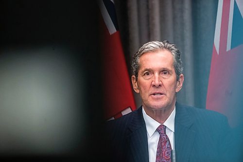 MIKAELA MACKENZIE / WINNIPEG FREE PRESS

Premier Brian Pallister speaks to the media about COVID-19 at a press conference at the Manitoba Legislative Building in Winnipeg on Tuesday, May 5, 2020.

Winnipeg Free Press 2020