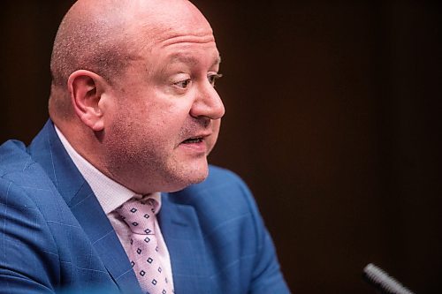 MIKAELA MACKENZIE / WINNIPEG FREE PRESS

Dr. Brent Roussin, chief provincial public health officer, speaks during the provinces latest COVID-19 update at the Manitoba Legislative Building in Winnipeg on Tuesday, May 5, 2020.

Winnipeg Free Press 2020