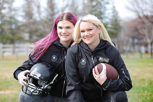 RUTH BONNEVILLE / WINNIPEG FREE PRESS

SPORTS - moms and sports 

Jennifer (mom, blond), and her daughter Julianna Raposo, play women's tackle football together for the Winnipeg Wolfpack at the St. James Rods football field  Photo of them at the field having some fun while getting some photos.  

For story on moms in sports talking about how athletes have followed in their mom's footsteps when it comes to sports etc. 
For Mother's Day sports feature. 


See Taylor Allen story 

May 5th,  2020
