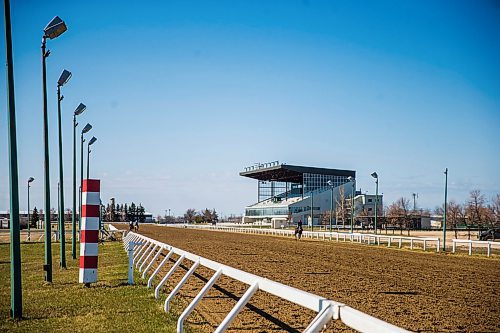 MIKAELA MACKENZIE / WINNIPEG FREE PRESS

Horses exercise on the track at the Assiniboia Downs in Winnipeg on Wednesday, May 6, 2020. For Mike S story.

Winnipeg Free Press 2020