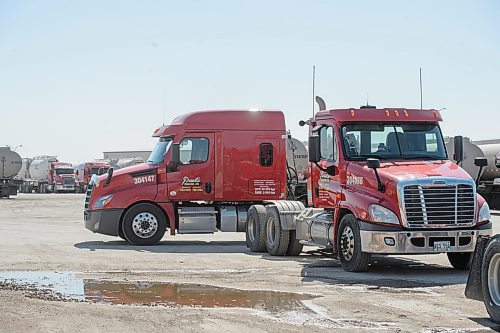Mike Sudoma / Winnipeg Free Press
Semi Trucks in the lot of Pauls Hauling Ltd Wednesday afternoon
May 6, 2020