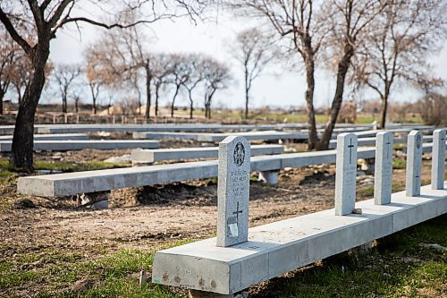 MIKAELA MACKENZIE / WINNIPEG FREE PRESS

Construction in the cemetery has left dozens of rows of graves unmarked at Brookside Cemeterys Field of Honour in Winnipeg on Friday, May 8, 2020. For JS story.

Winnipeg Free Press 2020