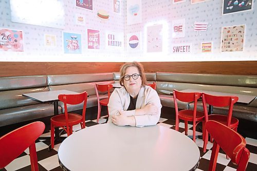 JOHN WOODS / WINNIPEG FREE PRESS
Beth Grubert, owner of Baked Expectations in Osbourne Village, is photographed in her dessert shop in Winnipeg Thursday, May 14, 2020. Grubert is optimistic the village will emerge from its slump after the pandemic.

Reporter: DaSilva