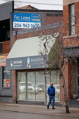 JOHN WOODS / WINNIPEG FREE PRESS
Osborne Village street scene photographed Thursday, May 14, 2020. The Village has seen an increase in empty stores and For Lease signs since its heyday twenty years ago.

Reporter: DaSilva