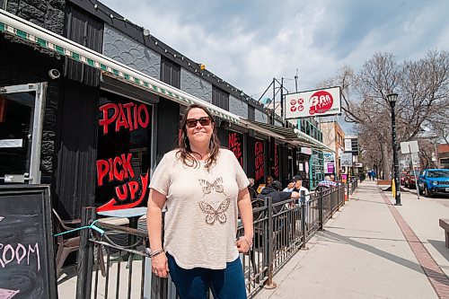 Mike Sudoma / Winnipeg Free Press
Bar Italia Manager, Rhea Collison, is happy about the support she/Bar Italia is getting from her customers both new and old during the CoVid 19 pandemic.
May 16, 2020