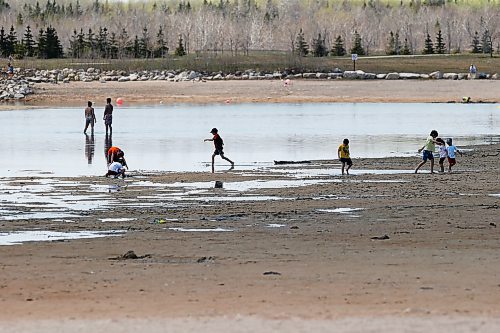 JOHN WOODS / WINNIPEG FREE PRESS
With little water in the lake there werent many people on the beach at Birds Hill Park just north of Winnipeg Sunday, May 17, 2020. 

Reporter: Waldman