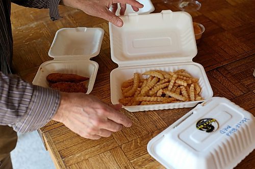 SHANNON VANRAES / WINNIPEG FREE PRESS
Crinkle-cut fries from Mercy Me Nashville Chicken as delivered to a Winnipeg home on May 20, 2020.