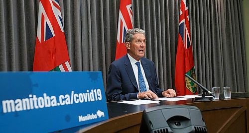 MIKE DEAL / WINNIPEG FREE PRESS
Premier Brian Pallister announced Tuesday morning that his government will invest, "$4.6 million in direct and immediate financial support to low-income Manitobans with disabilities during the COVID-19 pandemic through the new Disability Economic Support Program."
200526 - Tuesday, May 26, 2020.