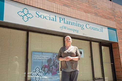 Mike Sudoma / Winnipeg Free Press
Social planning Council Executive Director, Kate Kehler, outside of her office building on Ellice Ave Wednesday afternoon
May 27, 2020