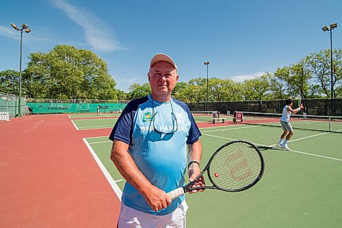 Mike Sudoma / Winnipeg Free Press
Court Manager at Sargeant Tennis Courts, George Kylar, is happy to see the tennis community back into the swing of things as the city goes into the third stage of their reopening plan Monday 
June 1, 2020