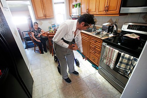 JOHN WOODS / WINNIPEG FREE PRESS
Mary-Lou and Lloyd Pakoo, a senior couple who receive provincial home care services, are struggling to keep up after laundry, cleaning and bathing were cut from their home care services during COVID-19. The couple is photographed in their North End home Monday, June 1, 2020. 

Reporter: Da Silva