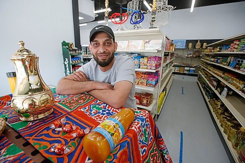 JOHN WOODS / WINNIPEG FREE PRESS
Mohammad Naser, owner of Tarboosh Middle Eastern, in his new grocery store which specializes in Middle Eastern food in Winnipeg Tuesday, June 2, 2020. 

Reporter: Waldman