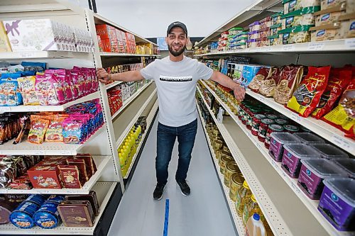 JOHN WOODS / WINNIPEG FREE PRESS
Mohammad Naser, owner of Tarboosh Middle Eastern, in his new grocery store which specializes in Middle Eastern food in Winnipeg Tuesday, June 2, 2020. 

Reporter: Waldman