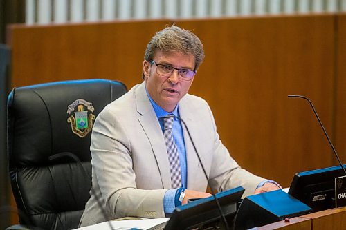 MIKAELA MACKENZIE / WINNIPEG FREE PRESS

Councillor Kevin Klein at the police board meeting at City Hall in Winnipeg on Monday, June 8, 2020. For Joyanne Pursaga story.
Winnipeg Free Press 2020.