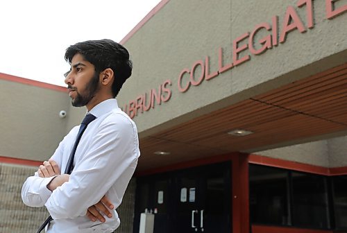 RUTH BONNEVILLE / WINNIPEG FREE PRESS

49.8 grads - J. H. Bruns Collegiate student.

Umar Awan (17yrs) student at  J. H. Bruns Collegiate is disappointed that graduation plans are up in the air.  Portraits of him outside his school.  


VIRUS GRADE 12 49.8: After 13 years in the K-12 education system, they were only months away from earning their diplomas, celebrating at grad pow wows and renting limos as backgrounds for their prom photos when the school year was called off. The celebrations they have long awaited have either been moved online, postponed or cancelled. The pandemic has seemingly targeted the Class of 2020, who will enter job markets or post-secondary at an unprecedented time, without many of the rites of passages the graduates before them took for granted. It sucks. We're going to be talking to tons of students about their final year and snapping photos of them in their formal attire, pow wow regalia and convocation gowns. (RUNNING JUNE 13) 


Maggie Macintosh
Education Reporter - Winnipeg Free Press

June 3,  2020