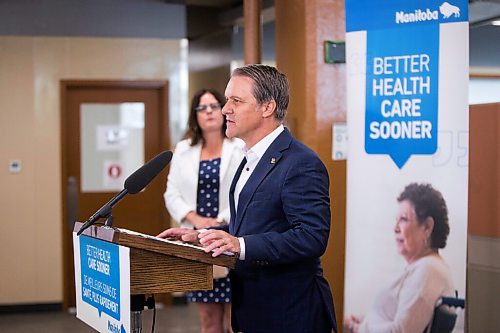 MIKAELA MACKENZIE / WINNIPEG FREE PRESS

Health, seniors and active living minister Cameron Friesen  announces funding for supportive recovery housing at Siloam Mission in Winnipeg on Wednesday, June 10, 2020. For Malak Abas story.
Winnipeg Free Press 2020.