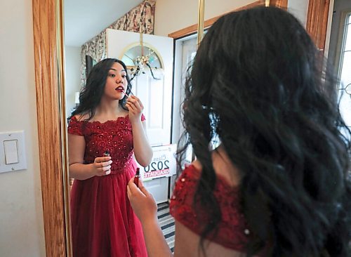 RUTH BONNEVILLE / WINNIPEG FREE PRESS

49.8 grads - Maples Met School 


Vanessa Navarro (18yrs) puts on some lipstick in her living room after trying on her glamorous red dress  that she bought to attend her graduation party with her fellow students at Maples Met School.  

VIRUS GRADE 12 49.8: After 13 years in the K-12 education system, they were only months away from earning their diplomas, celebrating at grad pow wows and renting limos as backgrounds for their prom photos when the school year was called off. The celebrations they have long awaited have either been moved online, postponed or cancelled. The pandemic has seemingly targeted the Class of 2020, who will enter job markets or post-secondary at an unprecedented time, without many of the rites of passages the graduates before them took for granted. It sucks. We're going to be talking to tons of students about their final year and snapping photos of them in their formal attire, pow wow regalia and convocation gowns. (RUNNING JUNE 13) 


Maggie Macintosh
Education Reporter - Winnipeg Free Press

June 3,  2020