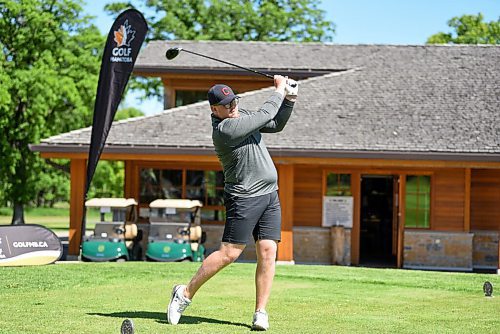 JESSE BOILY  / WINNIPEG FREE PRESS
Kolby Day tees off at the St. Charles Country Club on Friday. Day went up against Marco Trstenjak in Golf Manitoba Match play championship. Friday, June 12, 2020.
Reporter: Mike Sawatzky