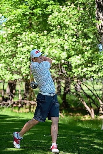 JESSE BOILY  / WINNIPEG FREE PRESS
Marco Trstenjak tees off at the St. Charles Country Club on Friday. Trstenjak went up against Kolby Day in Golf Manitoba Match play championship.  Friday, June 12, 2020.
Reporter: Mike Sawatzky