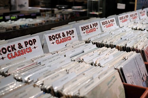 SHANNON VANRAES / WINNIPEG FREE PRESS
Shoppers can once again browse CDs and records at Into The Music in Winnipeg's Exchange District.