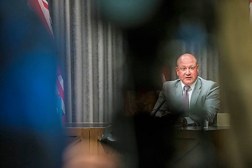 MIKAELA MACKENZIE / WINNIPEG FREE PRESS

Dr. Brent Roussin, chief provincial public health officer, speaks during the provinces latest COVID-19 update at the Manitoba Legislative Building in Winnipeg on Monday, June 15, 2020. For Carol Sanders story.
Winnipeg Free Press 2020.