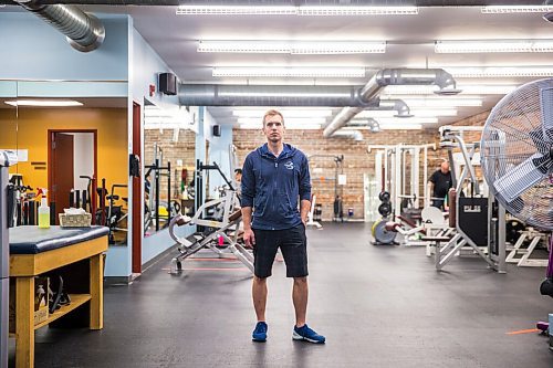 MIKAELA MACKENZIE / WINNIPEG FREE PRESS

Jon Belanger, the manager of local gym MORFIT, poses for a portrait in the space in Winnipeg on Monday, June 15, 2020. For Malak Abas story.
Winnipeg Free Press 2020.