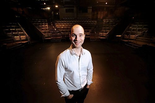 JOHN WOODS / WINNIPEG FREE PRESS
Prairie Theatre Exchange (PTE) artistic director Thomas Morgan Jones is photographed in an empty theatre Tuesday, June 16, 2020. PTE will be announcing some changes to their 2020-21 season pertaining to COVID-19.

Reporter: ?