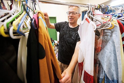 JOHN WOODS / WINNIPEG FREE PRESS
Kent Suss, Manitoba Theatre for Young People (MTYP) Summer Theatre Camp director and instructor, organizes and prepares the prop and costume room for the upcoming theatre camp Tuesday, June 16, 2020. MTYP is offering online courses and an onsite camp from July 6-August 28.

Reporter: King