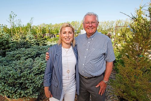 MIKE DEAL / WINNIPEG FREE PRESS
Nicole Bent, owner of Shelmerdine Garden Centre Ltd, and her father, Bo Wohlers, owner of Shelmerdine Ltd. He took over Shelmerdine in 1973, shortly after moving from Germany, and Nicole began running the garden centre a few years ago after Bo split the landscaping company into a separate unit.
See Alan Small story
200617 - Wednesday, June 17, 2020.