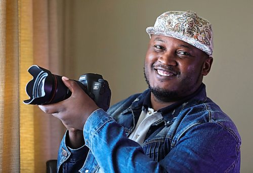 RUTH BONNEVILLE / WINNIPEG FREE PRESS

BIZ - Black Owned MB

Eric Ndahura Mpangara is a videographer and photographer who runs E-Mpn Generation Media. He moved to Winnipeg in 2013 and is originally from the Democratic Republic of Congo. Eric is one of over 100 Black entrepreneurs and business owners who has signed up for Black Owned MB, a new online directory for Black owned businesses in Manitoba, started last week.

Portraits taken in his home Wednesday. 

June 17,  2020