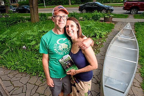 JESSE BOILY  / WINNIPEG FREE PRESS
Rob Krause and Daria Salamon pose for a photo outside their home on Wednesday. Daria and Rob have written about their experience traveling for year as family in their new book Dont Try This At Home. Wednesday, June 17, 2020.
Reporter: Ben Sigurdson