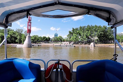 RUTH BONNEVILLE / WINNIPEG FREE PRESS

Local - Standup Splash Dash

Picturesque view of the Forks docking area through the back of a Splash Dash boat on Friday. 

The Splash Dash Historical Tour Boats at the Forks are opening for business on Saturday, June 20th, with a few changes to their operations.  Boats will be rented out with a driver per group for $80/half hour tour.   A maximum of 10 people per boat.  After each trip boats will be wiped down before the next rental.  

June 19,  2020