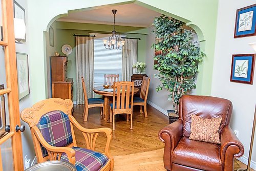 JESSE BOILY / WINNIPEG FREE PRESS
The attached living room and dining room of 694 Banning street a west end home for sale on Monday. Monday, June 22, 2020.
Reporter: Todd