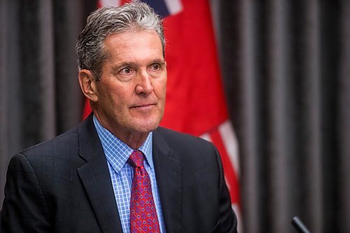 MIKAELA MACKENZIE / WINNIPEG FREE PRESS

Premier Brian Pallister speaks to the media in a live-streamed media conference at the Manitoba Legislative Building in Winnipeg on Tuesday, June 23, 2020. For Larry Kusch story.
Winnipeg Free Press 2020.