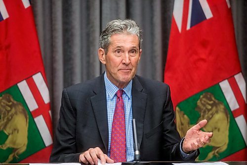 MIKAELA MACKENZIE / WINNIPEG FREE PRESS

Premier Brian Pallister speaks to the media in a live-streamed media conference at the Manitoba Legislative Building in Winnipeg on Tuesday, June 23, 2020. For Larry Kusch story.
Winnipeg Free Press 2020.