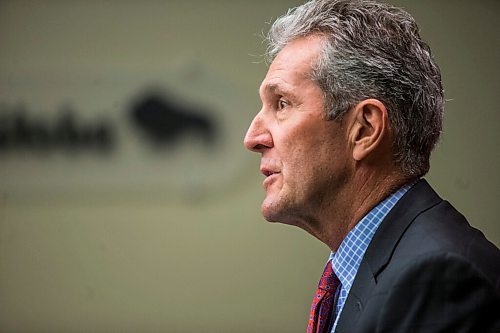 MIKAELA MACKENZIE / WINNIPEG FREE PRESS

Premier Brian Pallister speaks to the media in a live-streamed media conference at the Manitoba Legislative Building in Winnipeg on Tuesday, June 23, 2020. For Larry Kusch story.
Winnipeg Free Press 2020.