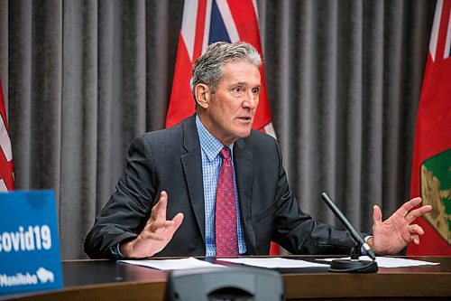 MIKAELA MACKENZIE / WINNIPEG FREE PRESS

Premier Brian Pallister speaks to the media in a live-streamed media conference at the Manitoba Legislative Building in Winnipeg on Tuesday, June 23, 2020. For Larry Kusch story.
Winnipeg Free Press 2020.