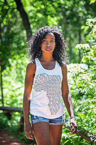 MIKAELA MACKENZIE / WINNIPEG FREE PRESS

Beverly Ndukwu, local actress who is also an advocate for Sickle Cell awareness, poses for a portrait in Kildonan Park in Winnipeg on Wednesday, June 24, 2020. Her five things include walking in the park, music, meditation and her phone/social media.
Winnipeg Free Press 2020.