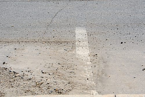 JESSE BOILY  / WINNIPEG FREE PRESS
Painted lane markers are heavily faded at Provencher and Archibald on Wednesday. City councillor Shawn Nason put a motion forward saying that the faded lines can create a safety risk. Wednesday, June 24, 2020.
Reporter: Joyanne