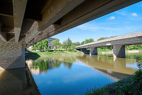 JESSE BOILY  / WINNIPEG FREE PRESS
 The Maryland bridge on Wednesday. The city announced that they will be testing noise deterrents to keep people away from certain areas. Wednesday, June 24, 2020.
Reporter: Malak Abas