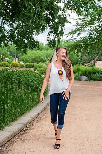 MIKAELA MACKENZIE / WINNIPEG FREE PRESS

Ila Barker, musician, poses for a portrait at The Forks in Winnipeg on Tuesday, June 30, 2020. For Frances Koncan story.
Winnipeg Free Press 2020.