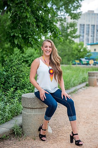 MIKAELA MACKENZIE / WINNIPEG FREE PRESS

Ila Barker, musician, poses for a portrait at The Forks in Winnipeg on Tuesday, June 30, 2020. For Frances Koncan story.
Winnipeg Free Press 2020.