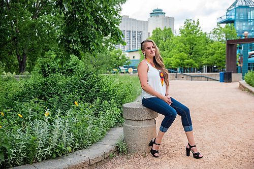 MIKAELA MACKENZIE / WINNIPEG FREE PRESS

Ila Barker, musician, poses for a portrait at The Forks in Winnipeg on Tuesday, June 30, 2020. For Frances Koncan story.
Winnipeg Free Press 2020.